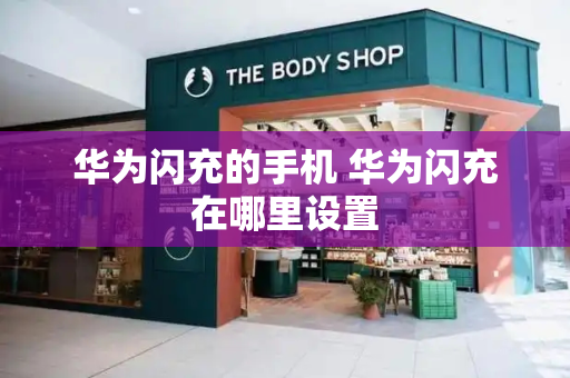华为闪充的手机 华为闪充在哪里设置