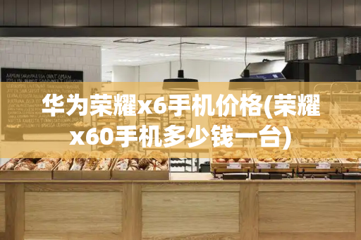 华为荣耀x6手机价格(荣耀x60手机多少钱一台)-第1张图片-星选测评