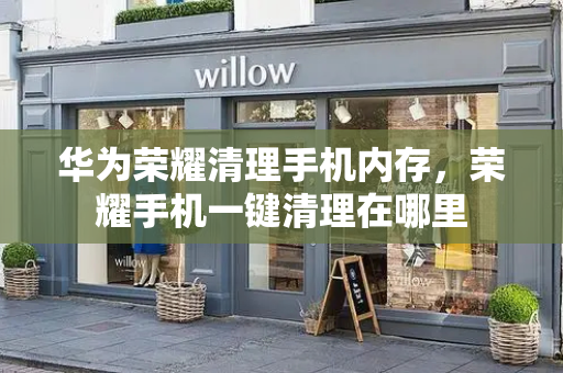 华为荣耀清理手机内存，荣耀手机一键清理在哪里