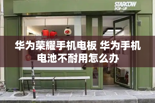 华为荣耀手机电板 华为手机电池不耐用怎么办-第1张图片-星选测评