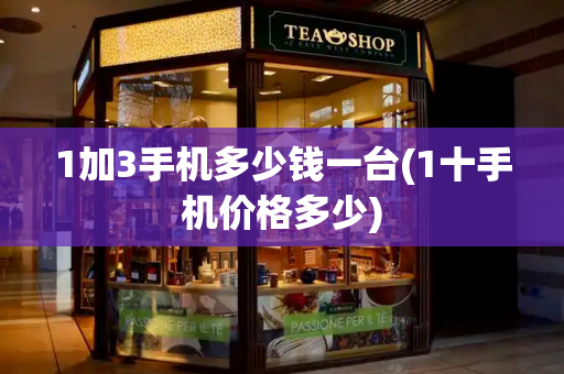 1加3手机多少钱一台(1十手机价格多少)