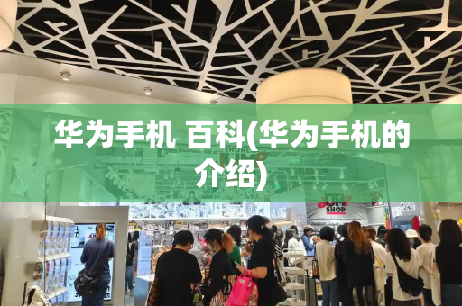 华为手机 百科(华为手机的介绍)