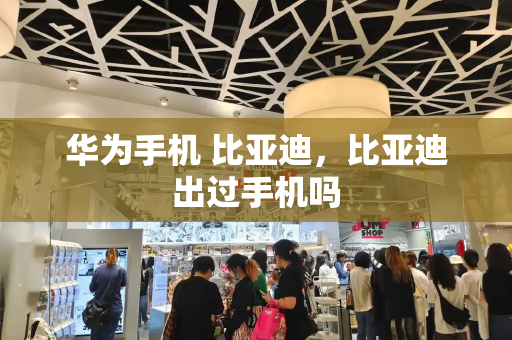 华为手机 比亚迪，比亚迪出过手机吗-第1张图片-星选测评