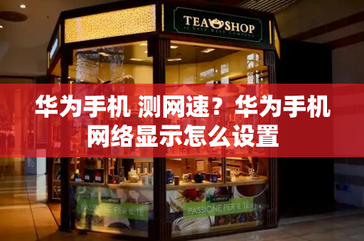 华为手机 测网速？华为手机网络显示怎么设置-第1张图片-星选测评