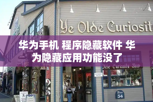 华为手机 程序隐藏软件 华为隐藏应用功能没了-第1张图片-星选测评