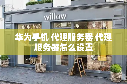华为手机 代理服务器 代理服务器怎么设置