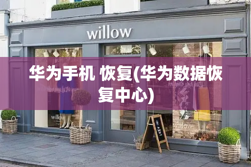 华为手机 恢复(华为数据恢复中心)