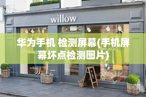 华为手机 检测屏幕(手机屏幕坏点检测图片)