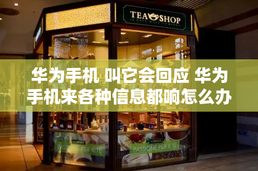 华为手机 叫它会回应 华为手机来各种信息都响怎么办-第1张图片-星选测评
