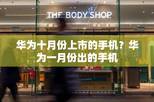 华为十月份上市的手机？华为一月份出的手机