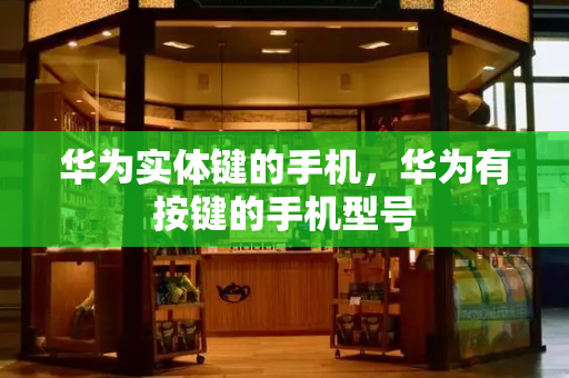 华为实体键的手机，华为有按键的手机型号-第1张图片-星选测评