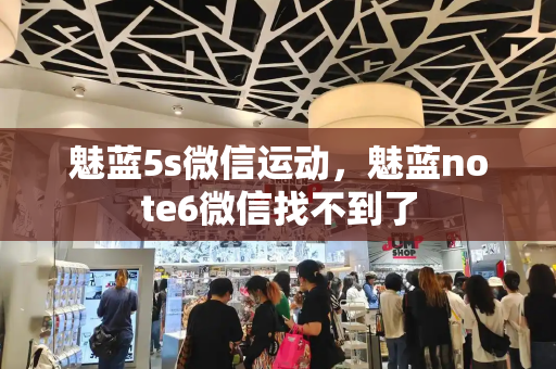 魅蓝5s微信运动，魅蓝note6微信找不到了