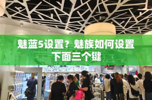 魅蓝5设置？魅族如何设置下面三个键