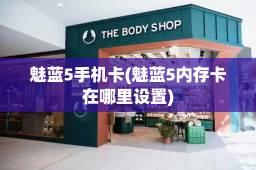 魅蓝5手机卡(魅蓝5内存卡在哪里设置)-第1张图片-星选测评
