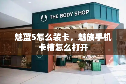 魅蓝5怎么装卡，魅族手机卡槽怎么打开-第1张图片-星选测评