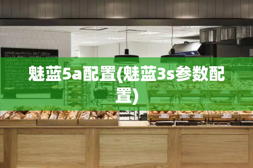 魅蓝5a配置(魅蓝3s参数配置)