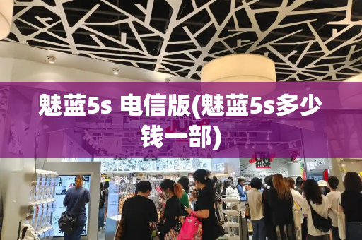 魅蓝5s 电信版(魅蓝5s多少钱一部)