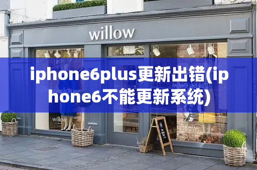 iphone6plus更新出错(iphone6不能更新系统)-第1张图片-星选测评