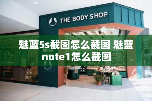 魅蓝5s截图怎么截图 魅蓝note1怎么截图-第1张图片-星选测评