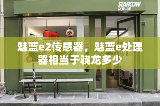 魅蓝e2传感器，魅蓝e处理器相当于骁龙多少