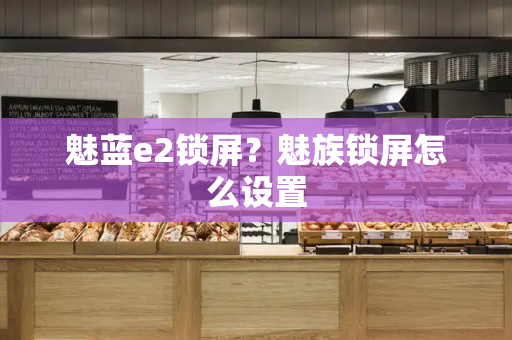 魅蓝e2锁屏？魅族锁屏怎么设置-第1张图片-星选测评