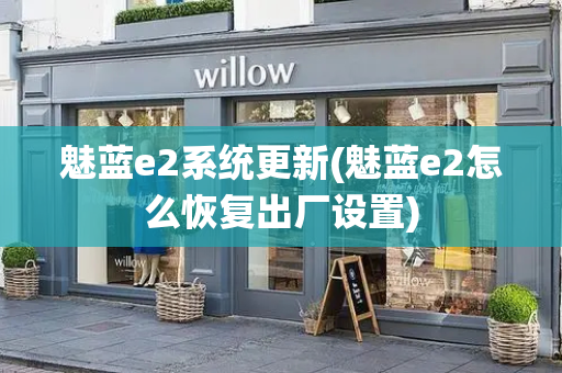 魅蓝e2系统更新(魅蓝e2怎么恢复出厂设置)