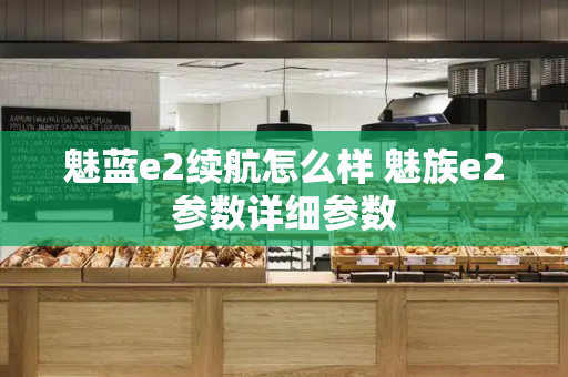 魅蓝e2续航怎么样 魅族e2参数详细参数