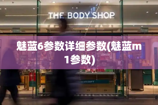 魅蓝6参数详细参数(魅蓝m1参数)