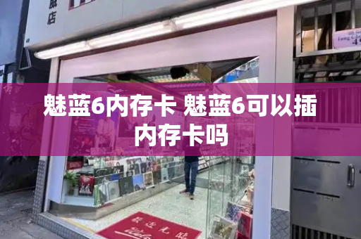 魅蓝6内存卡 魅蓝6可以插内存卡吗-第1张图片-星选测评