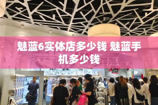 魅蓝6实体店多少钱 魅蓝手机多少钱-第1张图片-星选测评