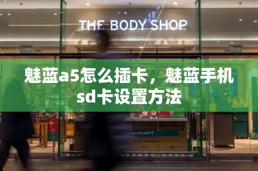 魅蓝a5怎么插卡，魅蓝手机sd卡设置方法