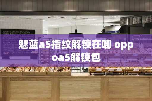 魅蓝a5指纹解锁在哪 oppoa5解锁包-第1张图片-星选测评