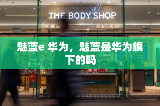 魅蓝e 华为，魅蓝是华为旗下的吗-第1张图片-星选测评