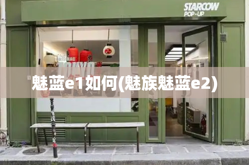 魅蓝e1如何(魅族魅蓝e2)-第1张图片-星选测评