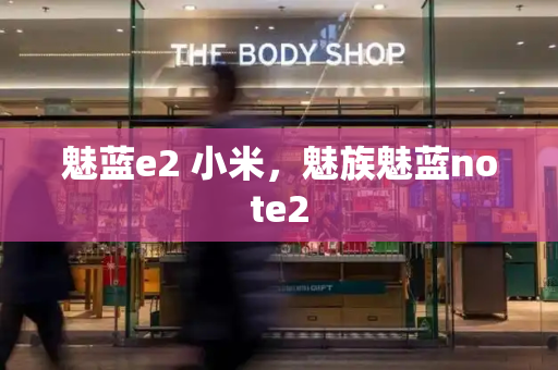 魅蓝e2 小米，魅族魅蓝note2