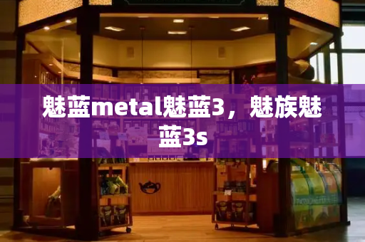 魅蓝metal魅蓝3，魅族魅蓝3s-第1张图片-星选测评