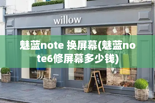 魅蓝note 换屏幕(魅蓝note6修屏幕多少钱)