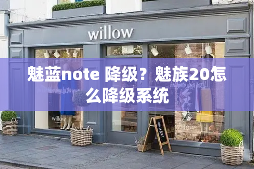 魅蓝note 降级？魅族20怎么降级系统-第1张图片-星选测评