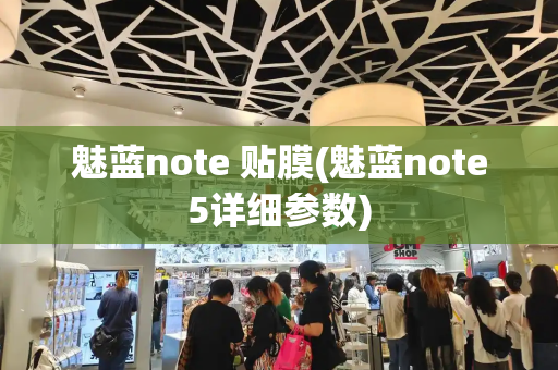 魅蓝note 贴膜(魅蓝note5详细参数)