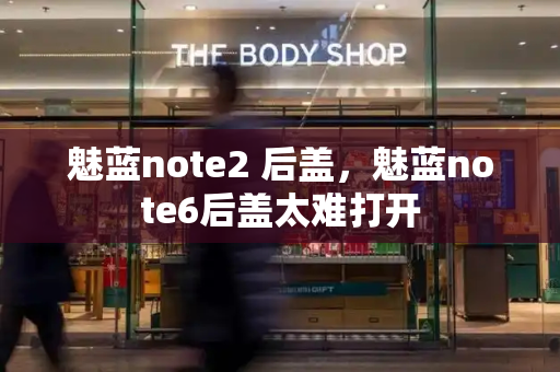 魅蓝note2 后盖，魅蓝note6后盖太难打开-第1张图片-星选测评