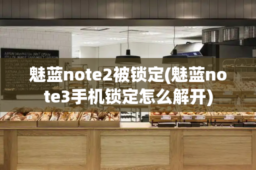 魅蓝note2被锁定(魅蓝note3手机锁定怎么解开)-第1张图片-星选测评