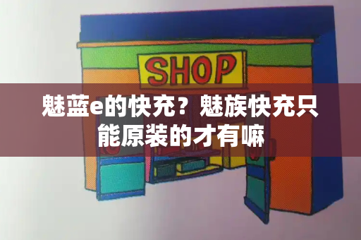 魅蓝e的快充？魅族快充只能原装的才有嘛