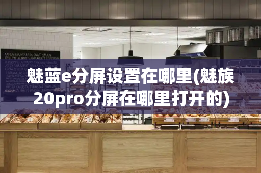魅蓝e分屏设置在哪里(魅族20pro分屏在哪里打开的)