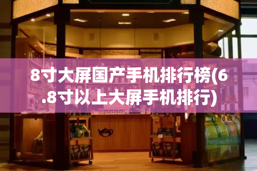 8寸大屏国产手机排行榜(6.8寸以上大屏手机排行)-第1张图片-星选测评