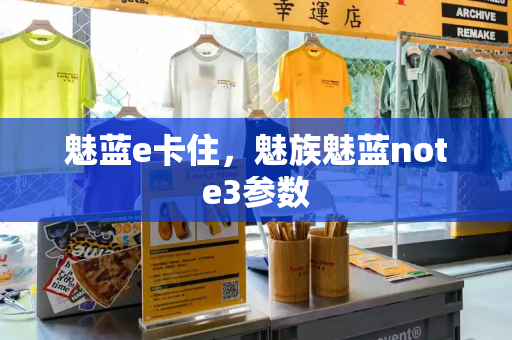 魅蓝e卡住，魅族魅蓝note3参数