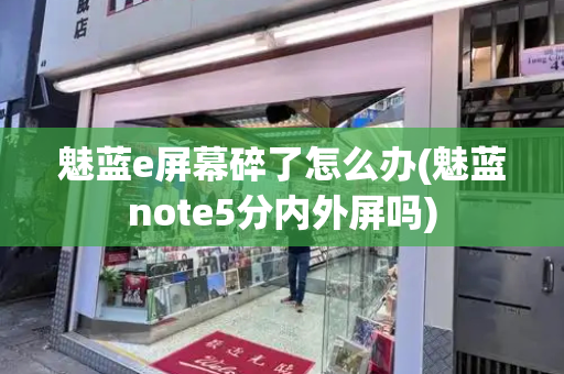 魅蓝e屏幕碎了怎么办(魅蓝note5分内外屏吗)-第1张图片-星选测评