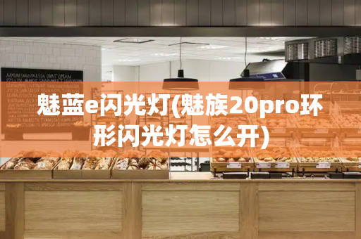 魅蓝e闪光灯(魅族20pro环形闪光灯怎么开)-第1张图片-星选测评