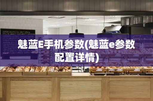 魅蓝E手机参数(魅蓝e参数配置详情)
