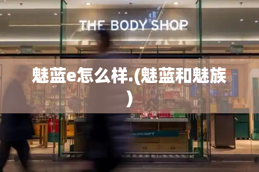 魅蓝e怎么样.(魅蓝和魅族)