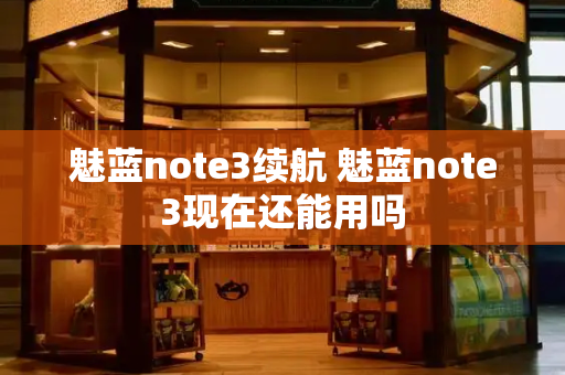 魅蓝note3续航 魅蓝note3现在还能用吗-第1张图片-星选测评